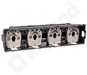 Gniazdka elektryczne - Legrand 067128 CELIANE GNIAZDO 4X2P+Z 16A - miniaturka - grafika 1