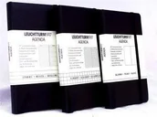 Pozostałe akcesoria dla plastyków - Leuchtturm1917 Notatnik Agenda Pocket A6 czarny kratka 318898 - miniaturka - grafika 1