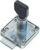 Zamki i wkładki - LOB Zamek meblowy wierzchni płytkowy ZMB4 - miniaturka - grafika 1