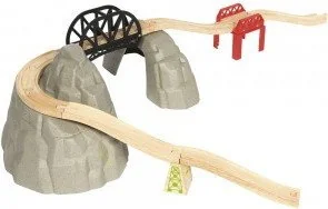 BigjigsRail Zestaw do rozbudowy kolejek - Góra Rocky BJT139 - Kolejki i akcesoria - miniaturka - grafika 2