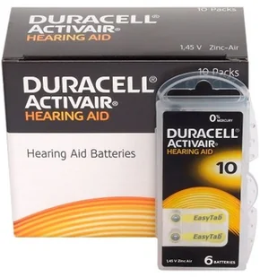 Duracell 120 x baterie do aparatów słuchowych ActivAir 10 MF - Baterie i akcesoria - miniaturka - grafika 2