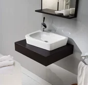 Umywalki - Bathco Rectangular Aragon 50x40,5 4001 - miniaturka - grafika 1