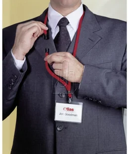 Durable Zawieszka do Identyfikatorów typu smycz 10szt. 8119-01 - Identyfikatory - miniaturka - grafika 4