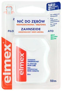 RADA SP.J.A.RUTKOWSKI ELMEX Nić do zębów woskowana miętowa 50 m - Wybielanie zębów - miniaturka - grafika 2
