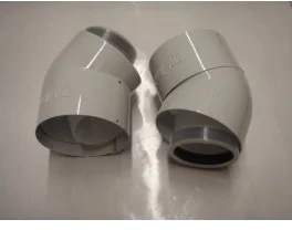 Vaillant Kolano 45° koncentryczne 80/125 mm, PP kolano do komina kod 303211 (2 sztuki) - Kominy i akcesoria - miniaturka - grafika 3
