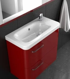 Cerastyle Noura 80x37,5 033300-u - Umywalki - miniaturka - grafika 2