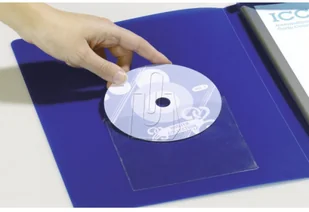 Durable Samoprzylepne Etui na CD/DVD z klapką Pocketfix 10 sztuk 8080-19 - Etykiety samoprzylepne i bloki etykiet - miniaturka - grafika 2
