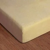 Prześcieradła - Darymex Prześcieradło z gumką Frotte kremowe 110/120x200 5907761019959 - miniaturka - grafika 1