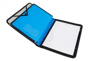 Deli Teczka harmonijkowa W38965 z notatnikiem niebieska - Teczki i skoroszyty - miniaturka - grafika 5