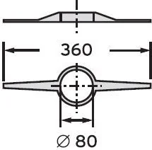 Vaillant uchwyty centrujące DN 80 (7 szt.) kod 009494 - Kominy i akcesoria - miniaturka - grafika 2
