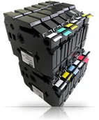 Taśmy do drukarek barwiące - Brother Aimotech Taśma zamiennik do 36mm/8m czarna biały nadruk TZE365 AZE365 - miniaturka - grafika 1