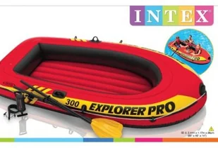 Intex Ponton Explorer PRO 300 Set 244 x 117 x 36 cm wiosła + pompka 58358 - Pontony - miniaturka - grafika 2