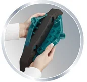 Ściereczki, gąbki, czyściki - Leifheit Gąbka do szczotki myjącej Soft&Easy (55244) - miniaturka - grafika 1