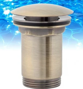 OMNIRES Korek klik-klak umywalkowy z przelewem i bez,brąz antyczny A706BR - Korki do umywalek OMNIRES Korek klik-klak umywalkowy z przelewem i bez,brąz antyczny A706BR - Korki do umywalek - miniaturka - grafika 3