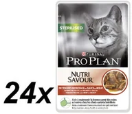 Mokra karma dla kotów - Purina Pro Plan CAT STERILISED saszetki wołowina 24x85g - miniaturka - grafika 1
