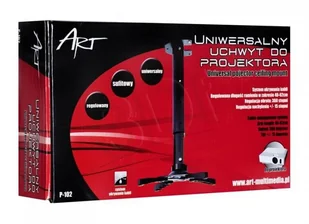 Art Uchwyt sufitowy DO PROJEKTORA P-102S 15KG SREBRNY - Uchwyty do projektorów - miniaturka - grafika 3