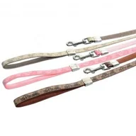 Smycze dla psów - Zolux Envy Flora Smycz 15 mm/1,2 m - Brązowa - miniaturka - grafika 1