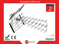 Anteny TV - Dipol Antena TV UHF 44/21-60 Tri Digit z LNA-177 A2675 - miniaturka - grafika 1