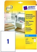 Etykiety do drukarek - Avery Etykiety adresowe Zweckform A4 (do paczek i przesyłek) do drukarek atramen - miniaturka - grafika 1