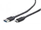 Kable - Gembird Kabel USB Type-C - AM 3.0 1m czarny ) KABGEMUSB0079 [6654102] - miniaturka - grafika 1