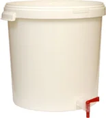 Domowy wyrób alkoholu - Browin POJEMNIK FERMENTACYJNY Z KRANEM 30L + RURKA FERMENTACYJNA PF30K+RFP - miniaturka - grafika 1