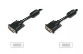 Kable komputerowe i do monitorów - Assmann Kabel połączeniowy DVI-D(24+1) 2xferryt 3m czarny KKA5KUDV0530 [1352953] - miniaturka - grafika 1