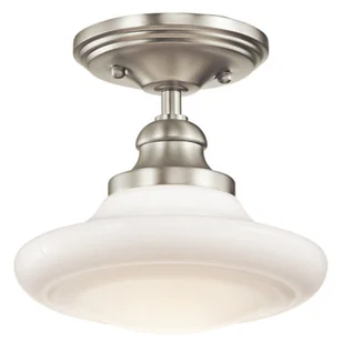 Elstead Lighting LAMPA wisząca KL/KELLER/S NI KICHLER metalowa OPRAWA Zwis nikiel szczotk - Lampy sufitowe - miniaturka - grafika 2