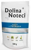 Mokra karma dla psów - Dolina Noteci Premium Pies Pstrąg Saszetka 500g 13675 - miniaturka - grafika 1
