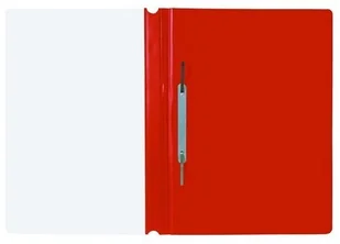 Skoroszyt A4 twardy czerwony - Szkolne artykuły papiernicze - miniaturka - grafika 2