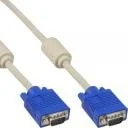 Kable komputerowe i do monitorów - InLine Kabel S-VGA 15pin M/M 3m Szary 17710 - miniaturka - grafika 1