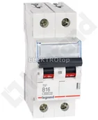 Bezpieczniki elektryczne - Legrand 403387 WYŁĄCZNIK NADPRĄDOWY S 302 2P B 16A 6000A SERII TX3 - miniaturka - grafika 1