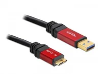 Kable USB - Delock Kabel USB 3.0 Czerwony A > Micro-B 5.0 m - miniaturka - grafika 1