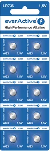 EverActive 10x bateria alkaliczna mini G3 LR736 LR41 - Baterie i akcesoria EverActive 10x bateria alkaliczna mini G3 LR736 LR41 - Baterie i akcesoria - miniaturka - grafika 2