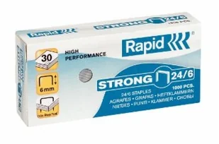 Rapid Zszywki Strong 24/6 1000 szt 24855800 - Zszywki - miniaturka - grafika 2