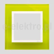 Klawisze i ramki - Kontakt Simon SIMON S.A. Ramka 1 Nature-Szkło, LIMONKOWY SORBET, IP20/IP44 - miniaturka - grafika 1