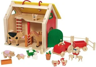 Goki Stodoła w walizce z akcesoriami - Figurki dla dzieci - miniaturka - grafika 3