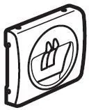 Legrand SISTENA LIFE ARCTIC Pokrywa gniazda GŁOŚNIKOWEGO X1 771000 - Klawisze i ramki - miniaturka - grafika 3