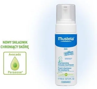 Mustela LABORATOIRES EXPANSCIENCE Bebe szampon w piance na ciemieniuchę 150 ml 7029924 - Kosmetyki kąpielowe dla dzieci - miniaturka - grafika 2