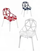 Krzesła - D2.Design Krzesło Gap białe - miniaturka - grafika 1