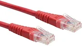 Kable miedziane - Rotronic ROLINE UTP Cable KAT6, czerwony 1 M 21.15.1531 - miniaturka - grafika 1