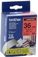Brother TZE461 do PT550/9x00PC fol lam czerw /Bk 3 - Papier do drukarek - miniaturka - grafika 4