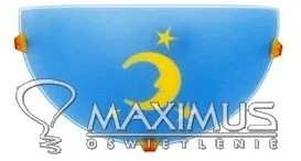 Candellux KSIĘŻYC niebieski Kinkiet 1x60W E27 11-30132 - Lampy ścienne - miniaturka - grafika 2