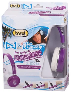 Trevi DJ627 fioletowe (DJ627 M) - Słuchawki - miniaturka - grafika 3