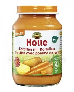 Holle Danie BIO - marchewka i ziemniak - bez glutenu, mleka, jaj, soli i dodatków po 4 miesiącu - Dania dla dzieci Holle Danie BIO - marchewka i ziemniak - bez glutenu, mleka, jaj, soli i dodatków po 4 miesiącu - Dania dla dzieci - miniaturka - grafika 2