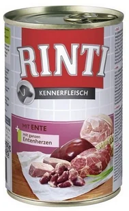 Rinti Kennerfleisch Ente pies - kaczka Puszka 400g 11652 - Mokra karma dla psów - miniaturka - grafika 3