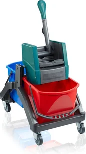 Leifheit Profesjonalny wózek do sprzątania Duo - Wózki serwisowe - miniaturka - grafika 3