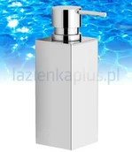 Mydelniczki i dozowniki mydła - Omnires Dozownik mydła w płynie wiszący Uni UN10720/K (UN10720K) - miniaturka - grafika 1