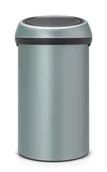 Kosze na śmieci - Brabantia Kosz na śmieci Touch Bin 60L Metaliczny miętowy pokrywa miętowa 402449 - miniaturka - grafika 1