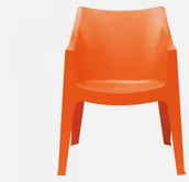 Krzesła - SCAB Design Krzesło Coccolona pomarańczowe standardowe 2320-30 - miniaturka - grafika 1