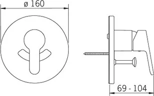 Oras Aquita 2988 - Baterie podtynkowe - miniaturka - grafika 2